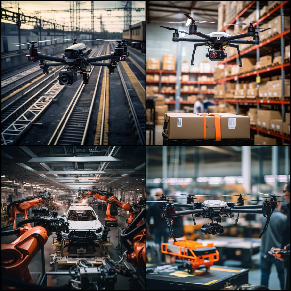 fpv drohne in der industrie indoor